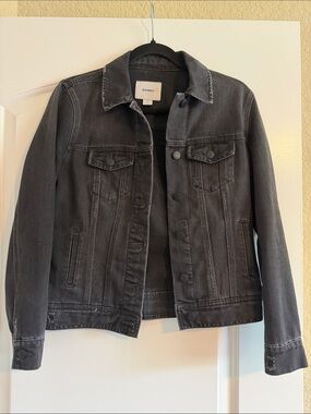 Old Navy Washed Black Jean Jacket